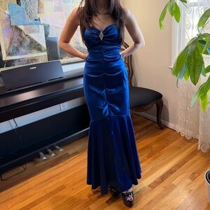Camille La Vie Royal Blue Maxi Dress